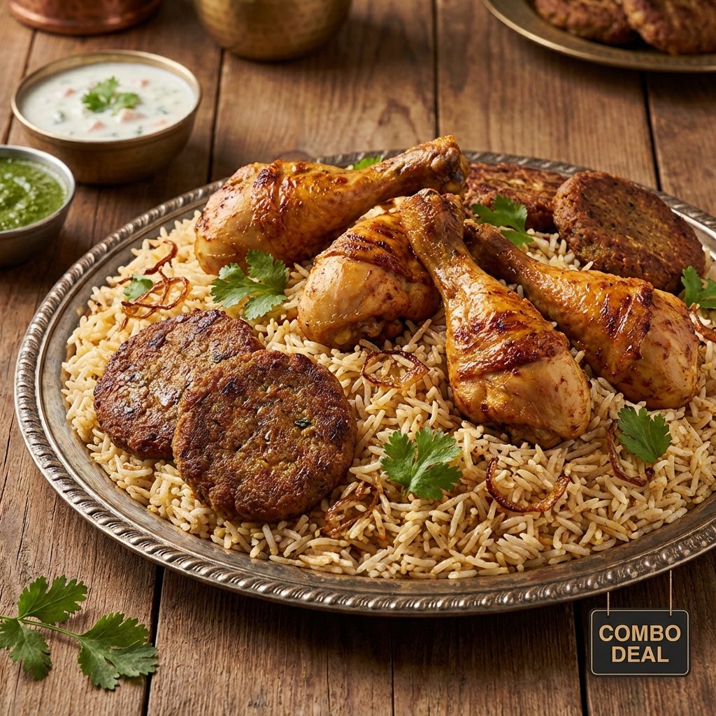 1150 -Deal 1: 2 Chk Pulao + Zarda Free